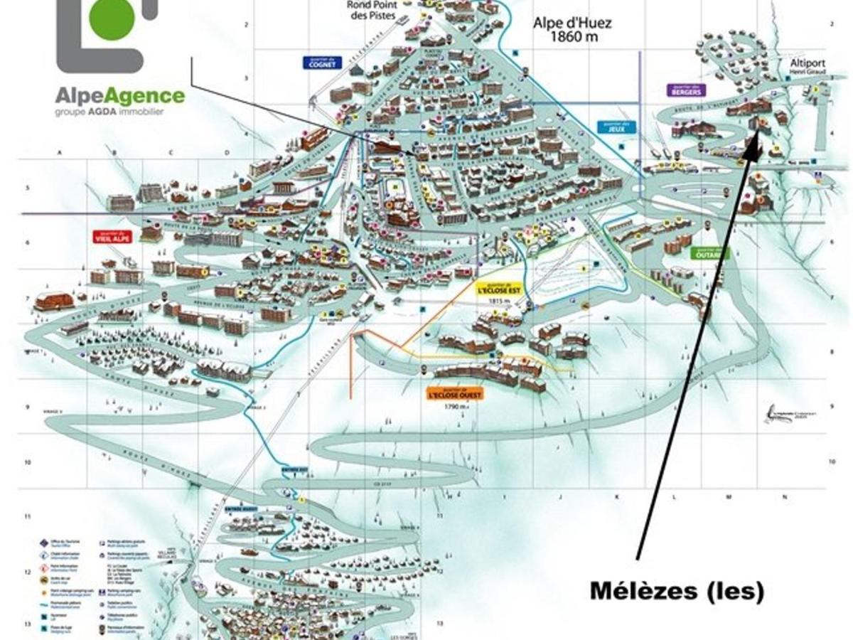 Studio 5 Pers. Lumineux A 100M Des Pistes Avec Balcon, Casier A Skis Et Animaux Acceptes - Fr-1-405-51 Alpe d'Huez Exteriér fotografie